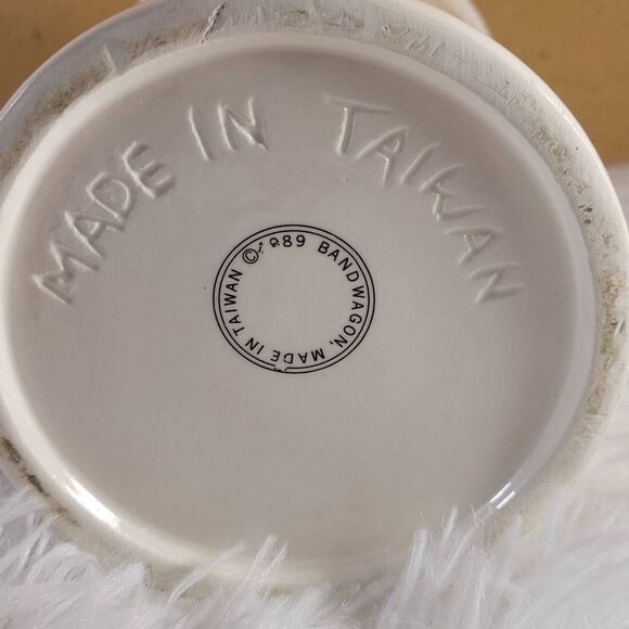 Vintage Bandwagon Fat Can Ceramic Jar with Pig Chef - Picture 4 of 7